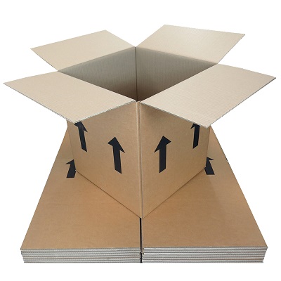 5 x Large Double Wall Storage Cardboard Boxes Cartons 18